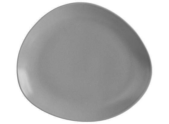 Talíř Jídelní Nele - šedá, Moderní, keramika (29,5/26/3cm) - Premium Living Talíř Jídelní Nele - šedá, Moderní, keramika (29,5/26/3cm) - Premium Living
