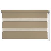 Doppelrollo Duorollo Braun B: 100 cm - Braun, Design, Textil (100/160cm) - Homeware