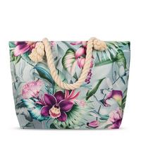 Strandtasche Allison Grün 43x60 Cm - Jadegrün/Grün, KONVENTIONELL, Textil (43/60cm)