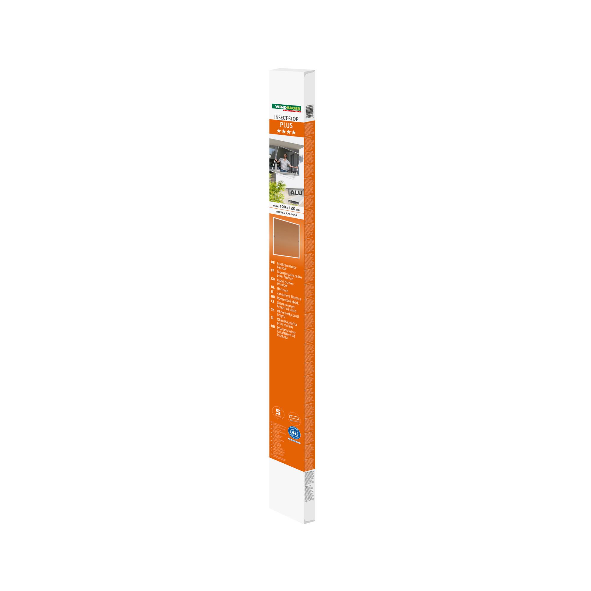 Fliegengitter Fenster 100x120 cm Anthrazit - Anthrazit, Basics, Metall (100/120cm)