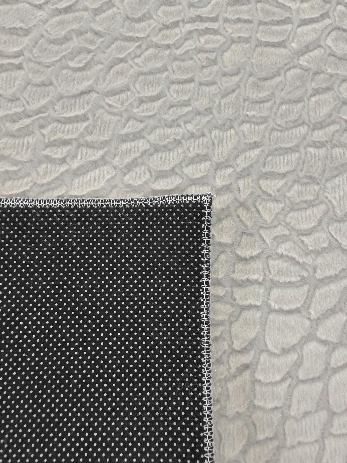 Fellteppich Grayson Hellgrau BxL: 160x220cm - Hellgrau, Textil (160/220cm) - Luca Bessoni