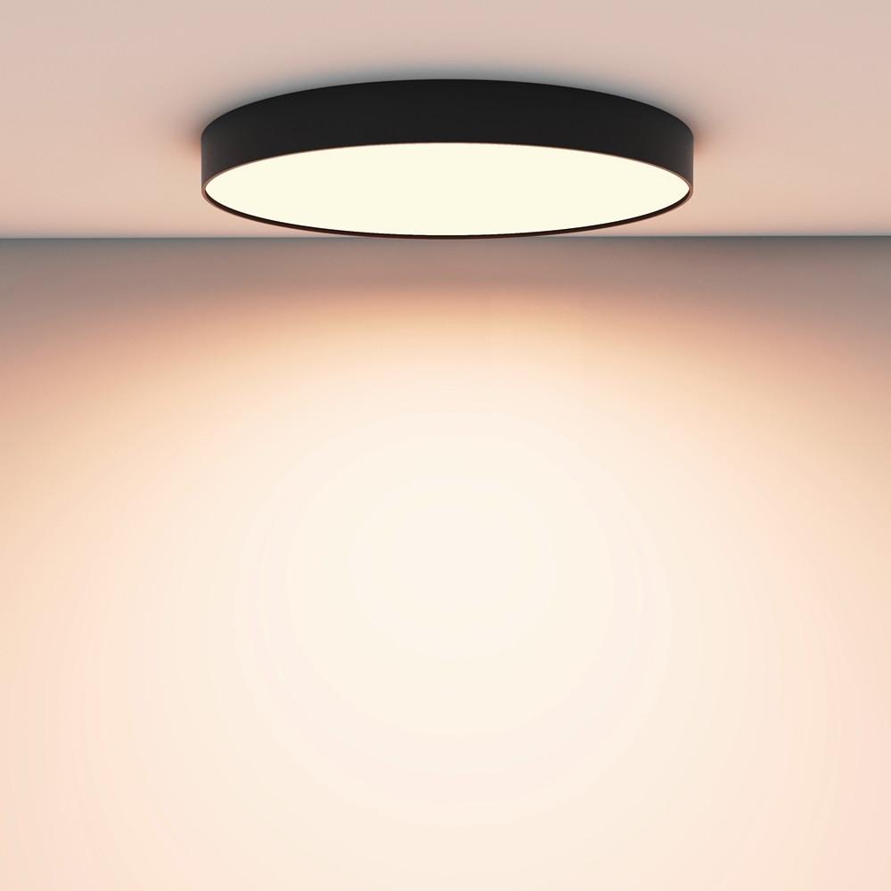 Deckenleuchte Zon - Schwarz, MODERN, Metall (60/6cm) - MAYTONI