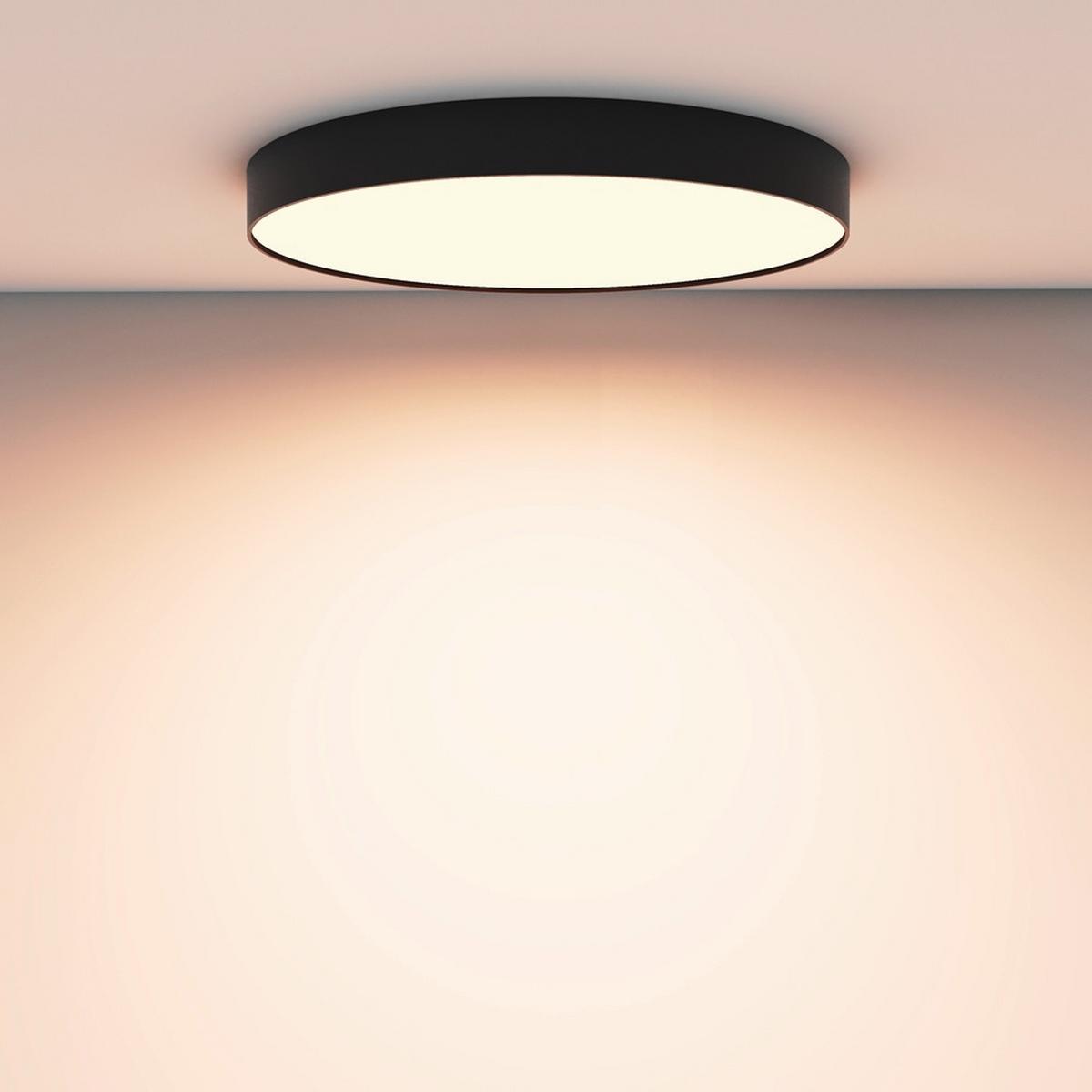 Deckenleuchte Zon - Schwarz, MODERN, Metall (60/6cm) - MAYTONI