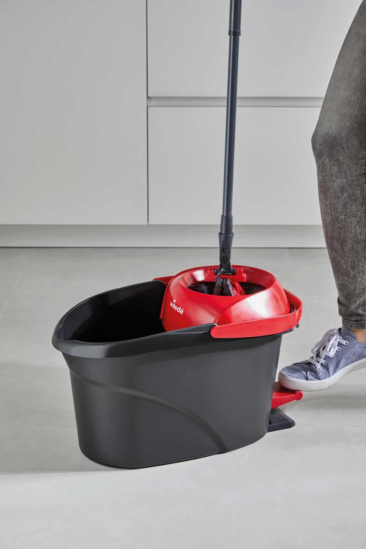 Bodenreinigungsset Vileda-Ultramax - Rot/Schwarz, Basics, Kunststoff (48,6/29,6/31cm) - Vileda