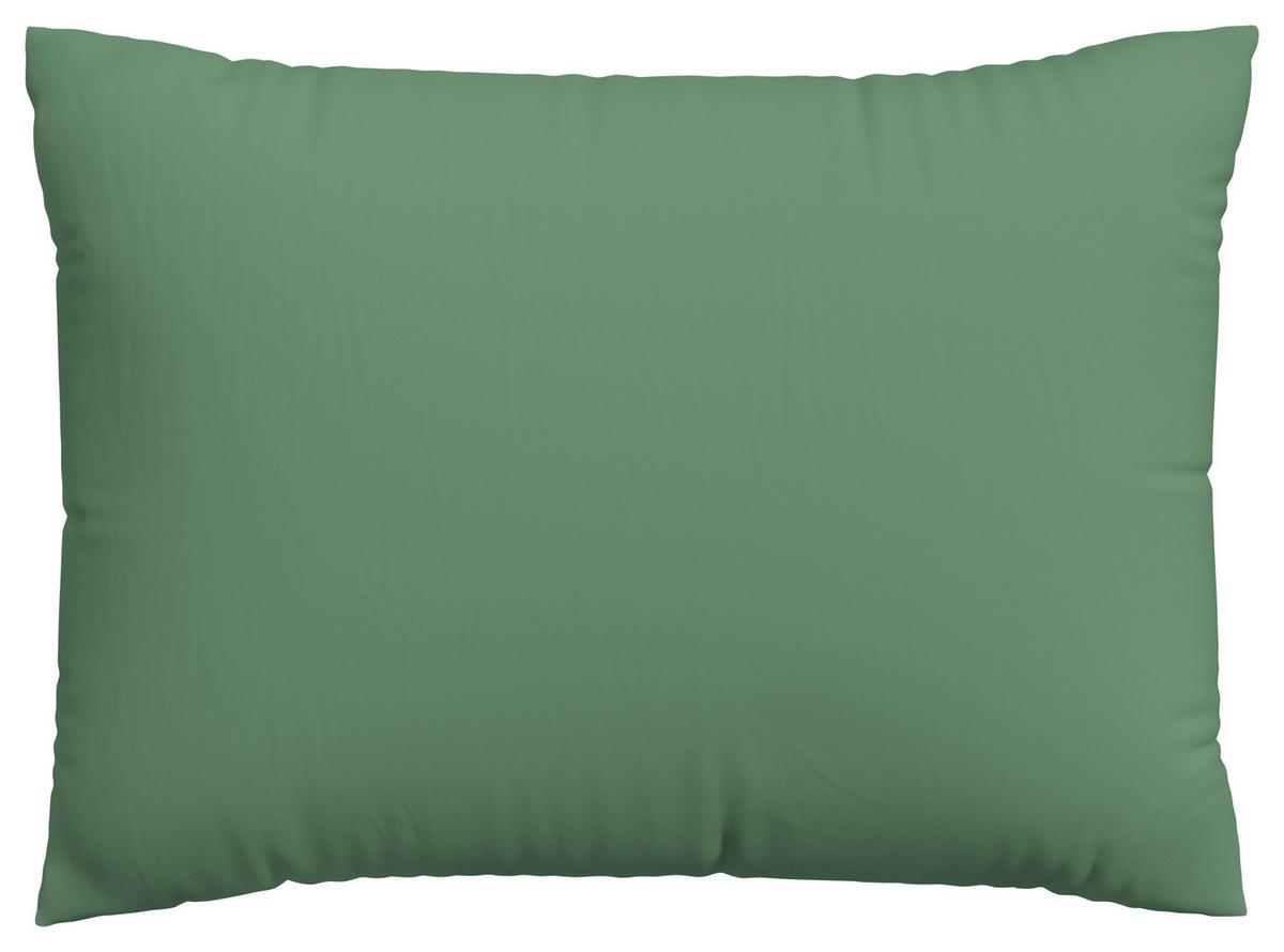 Kopfpolsterbezug Knitted Jersey - Grün, Basics, Textil (70/90cm) - Schlafgut