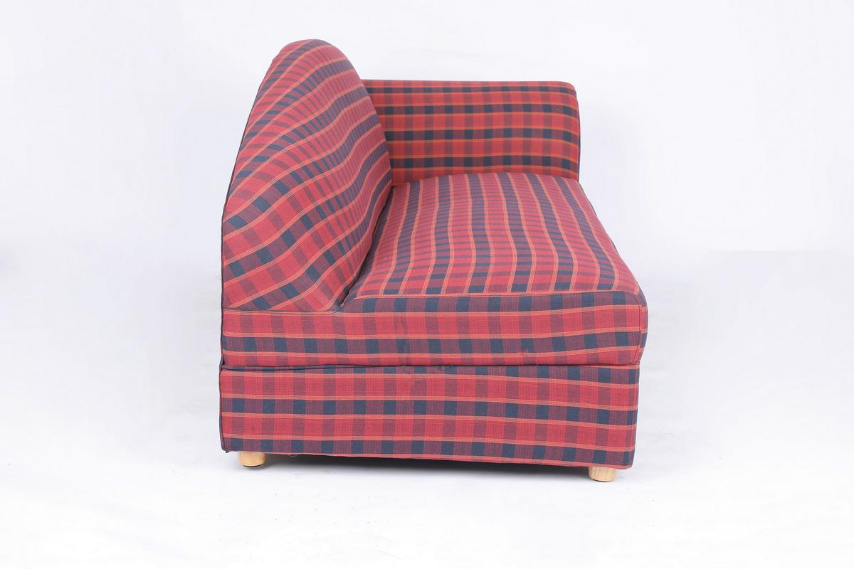 3-Sitzer Loretta, Armlehne rechts, ca.193x83x85 cm - Bordeaux/Rot, Basics, Holz/Holzwerkstoff (193/83/85cm)