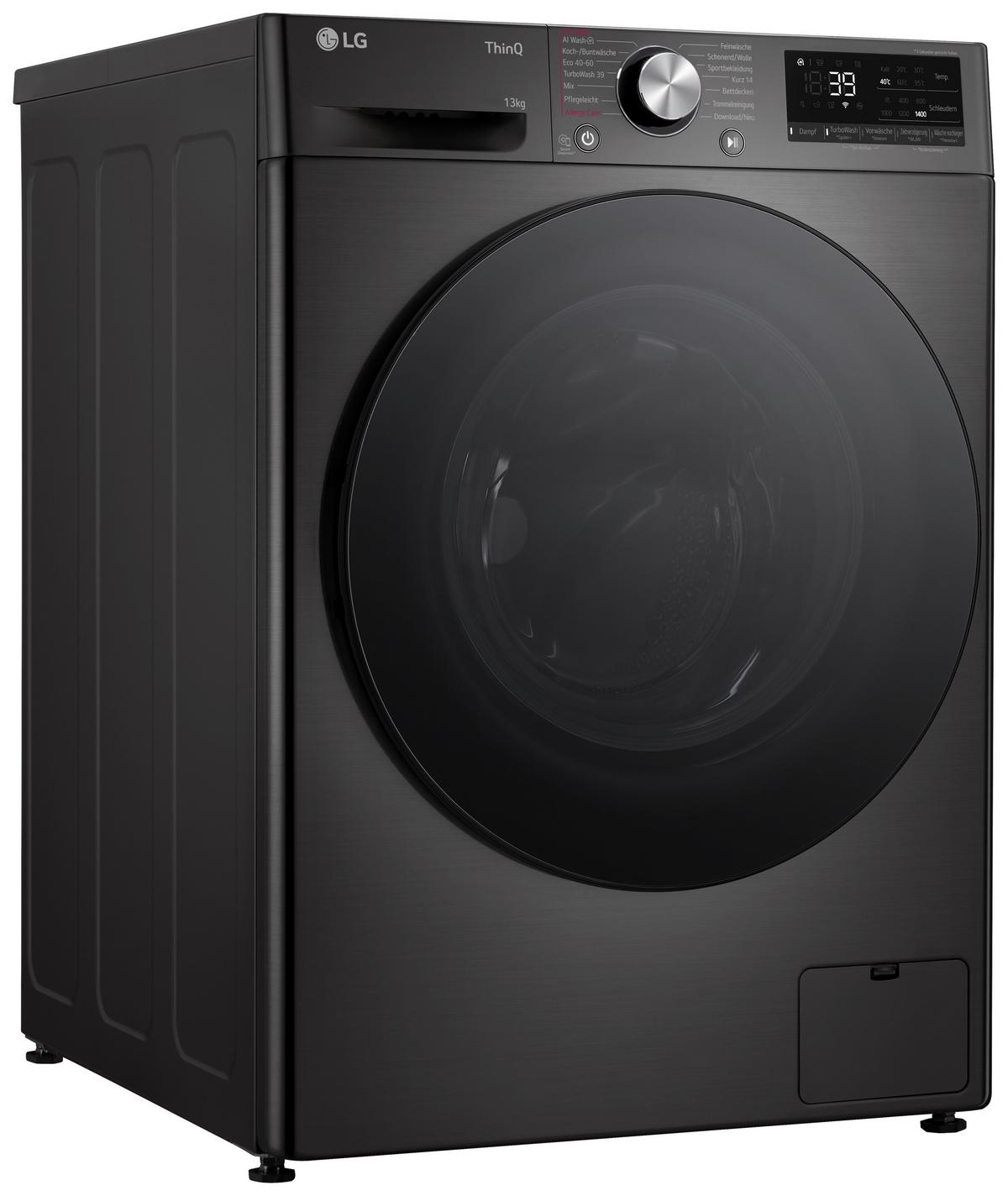 Waschmaschine F4wr703yb - Schwarz, Basics, Glas/Kunststoff (60/85/61,5cm) - LG