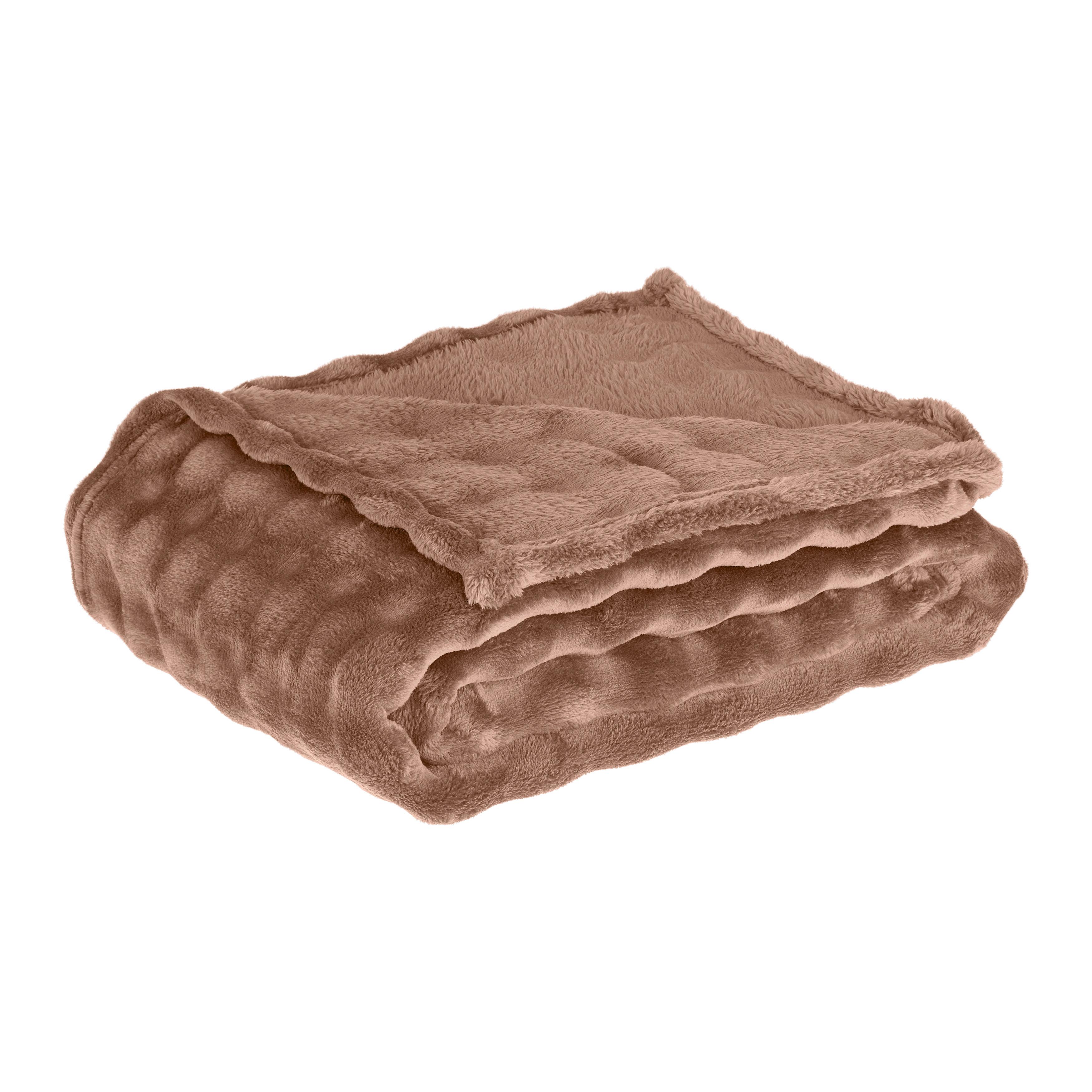 Puha Takaró Elisabetha Kb. 150/200cm - mokka, Modern, textil (150/200cm) - Luca Bessoni