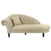 Récamiere Cupido - Beige/Schwarz, Design, Textil (216/91/103cm) - MID.YOU