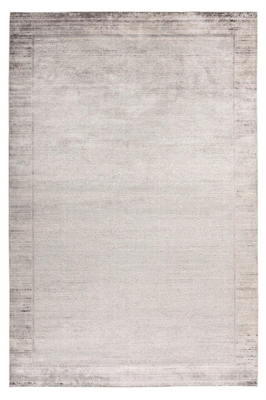 Flachwebteppich Grau Elles 80 cm - Grau, Basics, Textil (80kg) - Kayoom
