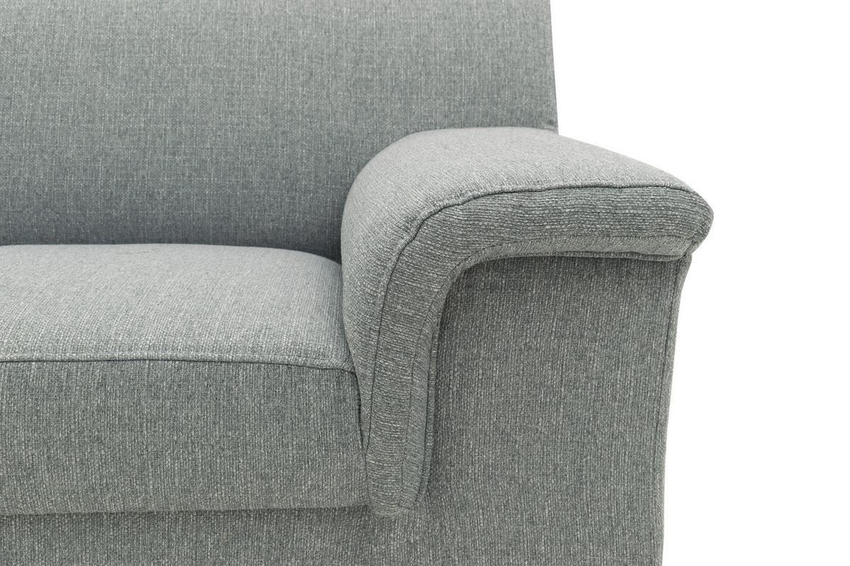 2-sitzer-sofa Jamie Rücken Echt Silberfarben Webstoff - Chromfarben/Silberfarben, KONVENTIONELL, Textil (145/72/80cm) - MID.YOU