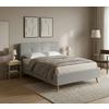 Polsterbett Rossva Lf: 200x200 Grau - Eichefarben/Grau, MODERN, Holz/Textil (200/200cm) - MID.YOU