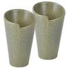 Servierschalenset Aus Keramik, Street 15x9,5 Cm, 2--Teilig. Grün - Grün, Basics, Keramik (15/9,5cm) - Creatable