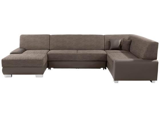 Sedacia Súprava Miami - svetlohnedá/bahenná hnedá, Moderný, kov/drevo (160/320/210cm) Sedacia Súprava Miami - svetlohnedá/bahenná hnedá, Moderný, kov/drevo (160/320/210cm)