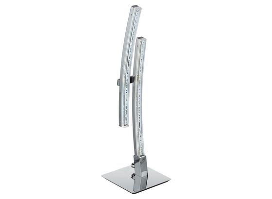 LED-Tischleuchte Pertini - Chromfarben/Transparent, MODERN, Kunststoff/Metall (6/7,5/33cm) LED-Tischleuchte Pertini - Chromfarben/Transparent, MODERN, Kunststoff/Metall (6/7,5/33cm)