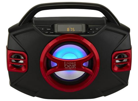 Radio Boombox mit Bluetooth - Rot/Schwarz, Basics, Kunststoff (41,5/31,4/17,7cm) - Silva Schneider Radio Boombox mit Bluetooth - Rot/Schwarz, Basics, Kunststoff (41,5/31,4/17,7cm) - Silva Schneider