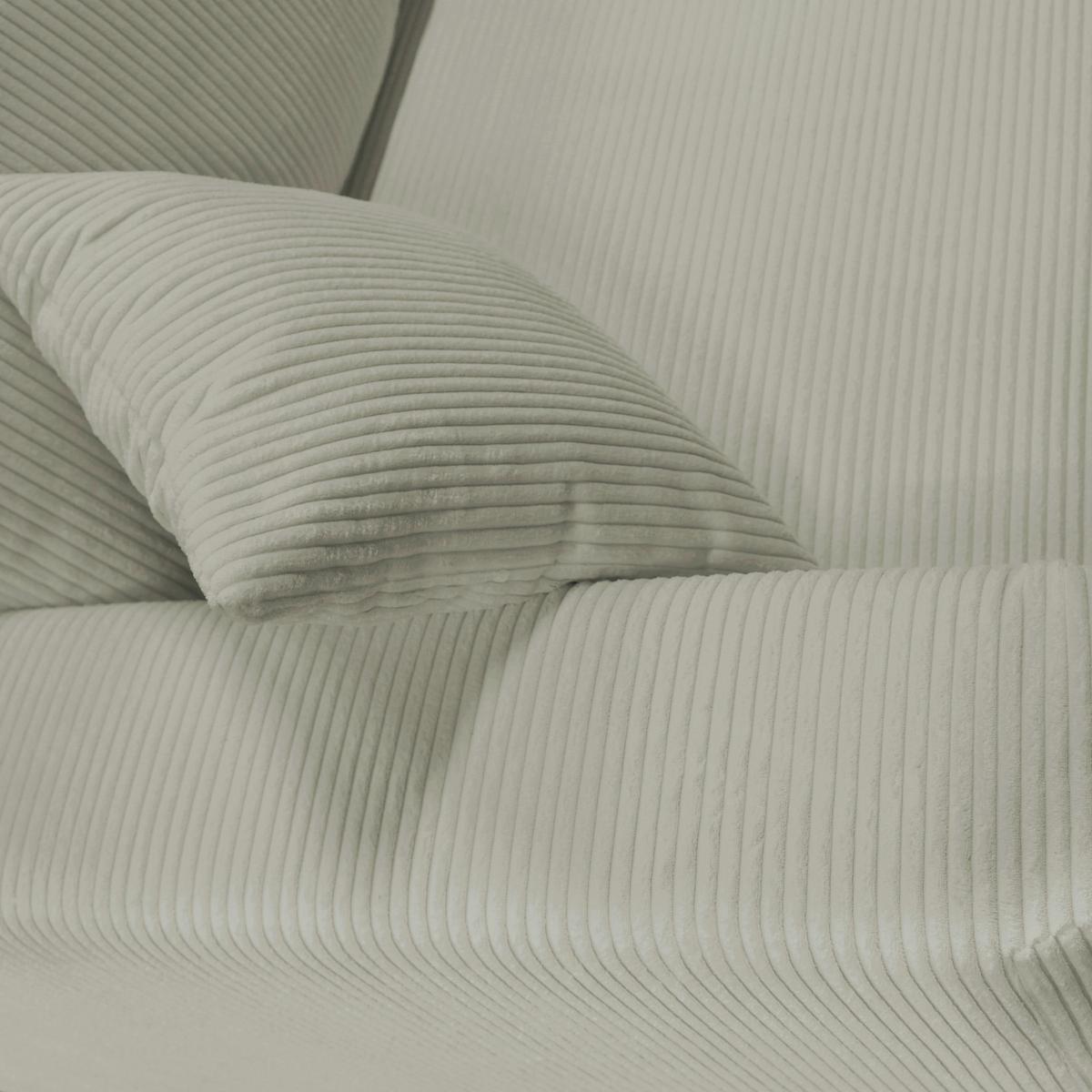 Schlafsofa Ralf Taupe B: 232 cm - Taupe/Silberfarben, Design, Textil (232/88/105cm) - MID.YOU