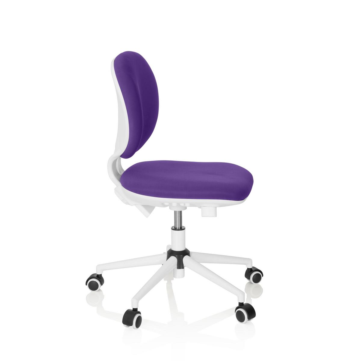 Jugenddrehstuhl Kid Vivo Stoff Lila - Lila, Basics, Kunststoff (43/82-95/56cm) - MID.YOU