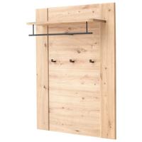 ŠATNÍ PANEL CALAIS - barvy dubu, Moderní, kov/kompozitní dřevo (85/122/27cm) - Premium Living