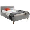 Polsterbett Mattis Herve Grau 140x200cm - Eichefarben/Birkefarben, Design, Holz/Textil (140/200cm) - MID.YOU
