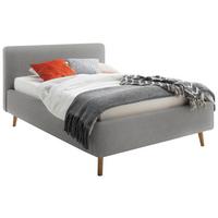 Polsterbett Mattis Herve Grau 140x200cm - Eichefarben/Birkefarben, Design, Holz/Textil (140/200cm) - MID.YOU