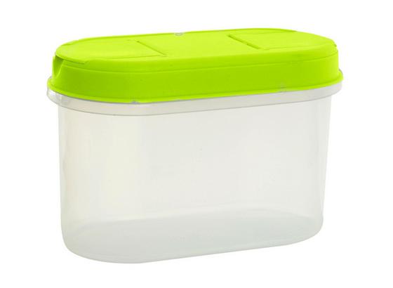 Schüttdose 0,5 Liter - Transparent/Grün, KONVENTIONELL, Kunststoff (18,7/9,4/5,0cm) - Plast Team Schüttdose 0,5 Liter - Transparent/Grün, KONVENTIONELL, Kunststoff (18,7/9,4/5,0cm) - Plast Team