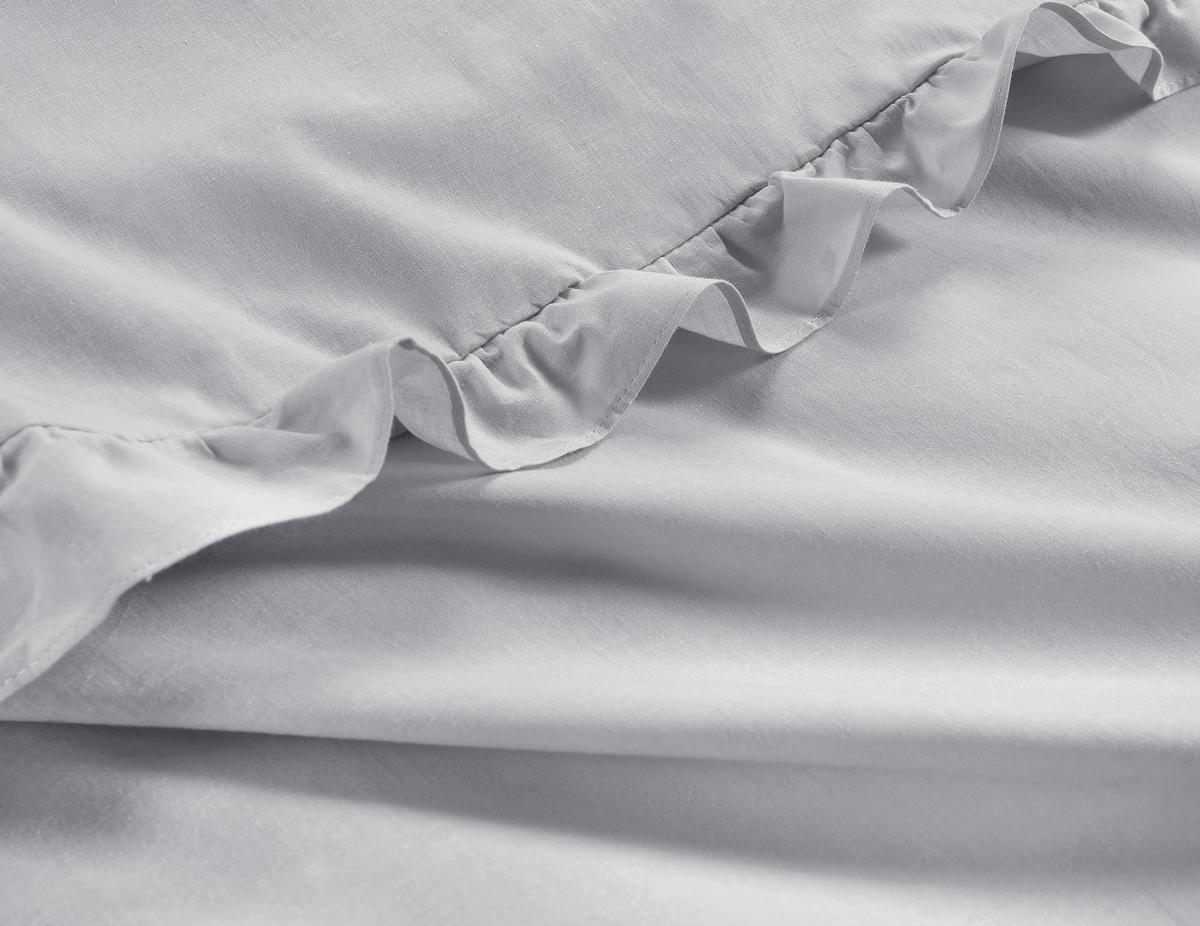 Bettwäsche Nicoletta - Hellgrau, ROMANTIK / LANDHAUS, Textil - James Wood