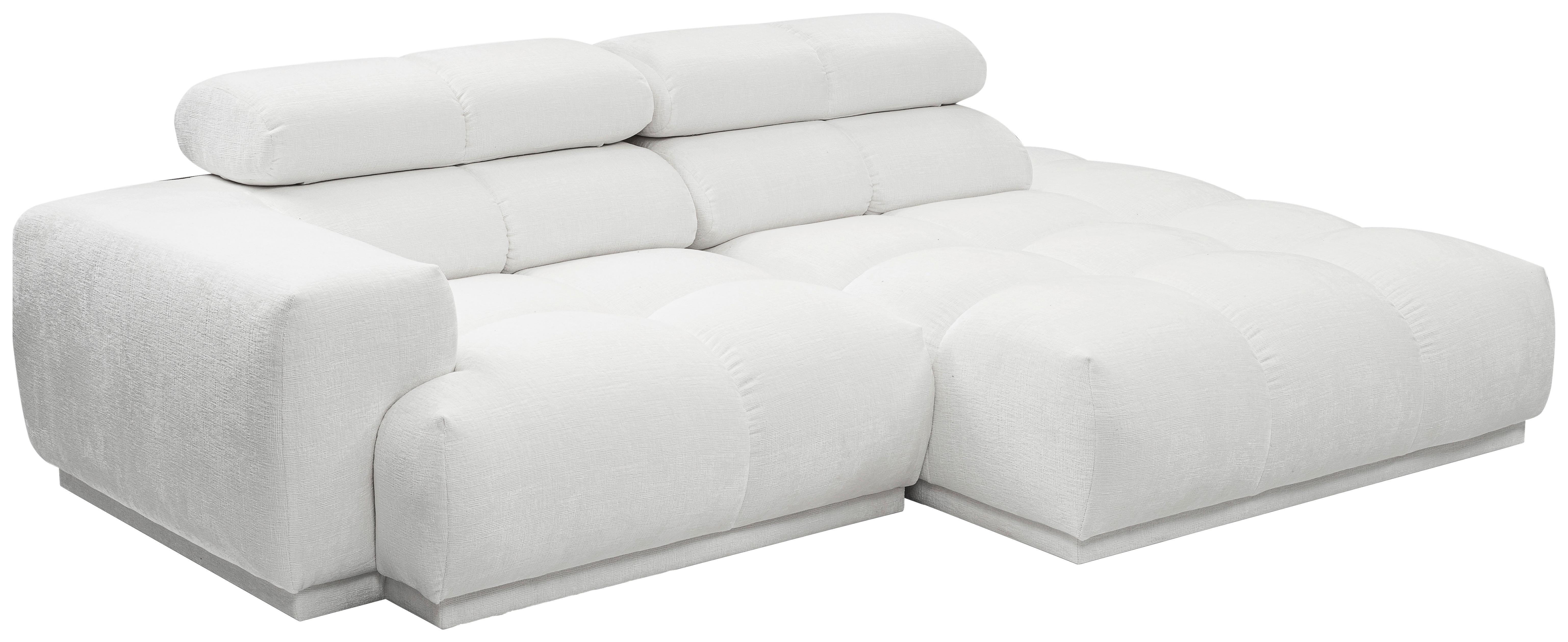 Ecksofa Chani Creme, Schenkel: 150x239 Cm - Creme, MODERN, Textil (150/239cm) - MID.YOU
