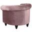 Chesterfield-Sessel Charlietown B: 99 cm Altrosa - Schwarz/Altrosa, KONVENTIONELL, Textil (99/78/83cm) - Carryhome Chesterfield-Sessel Charlietown B: 99 cm Altrosa - Schwarz/Altrosa, KONVENTIONELL, Textil (99/78/83cm) - Carryhome