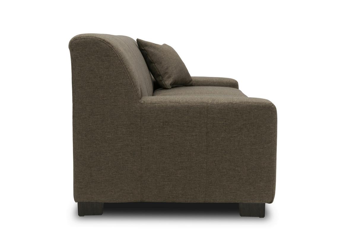 2-sitzer-sofa Norma Grau/braun - Wengefarben/Graubraun, Design, Textil (194/74/85cm) - MID.YOU