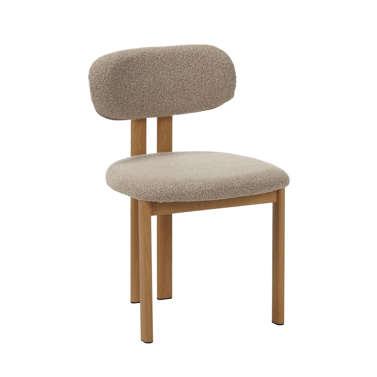 STUHL-SET Miyo Sandfarben B: 50cm - Sandfarben, MODERN, Textil/Metall (50/80/52cm) - Livetastic