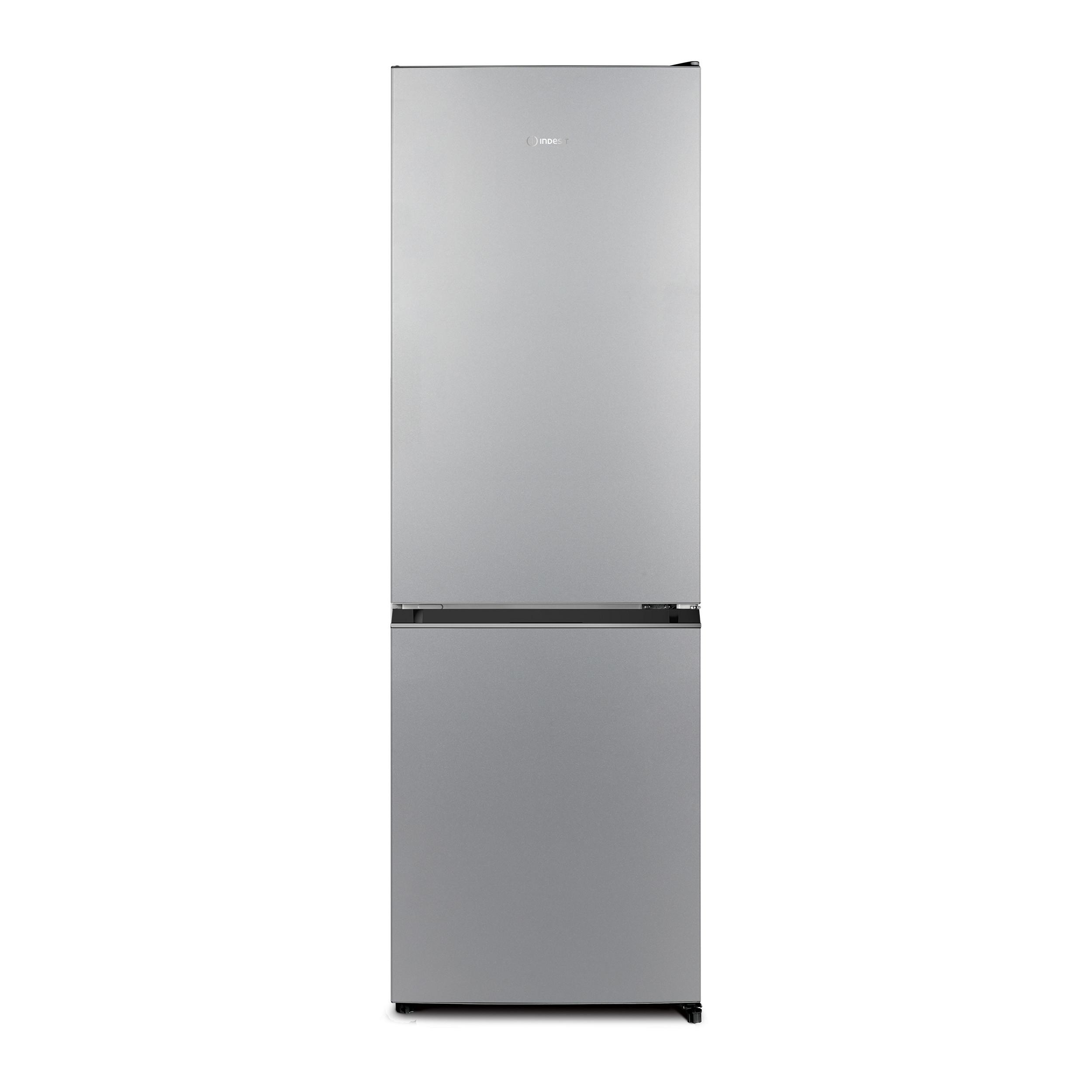 Kühl-Gefrier-Kombination INKF8 251S4E, ges. Volumen ca. 250 L - Silberfarben, Basics (54/180/57,6cm) - Indesit