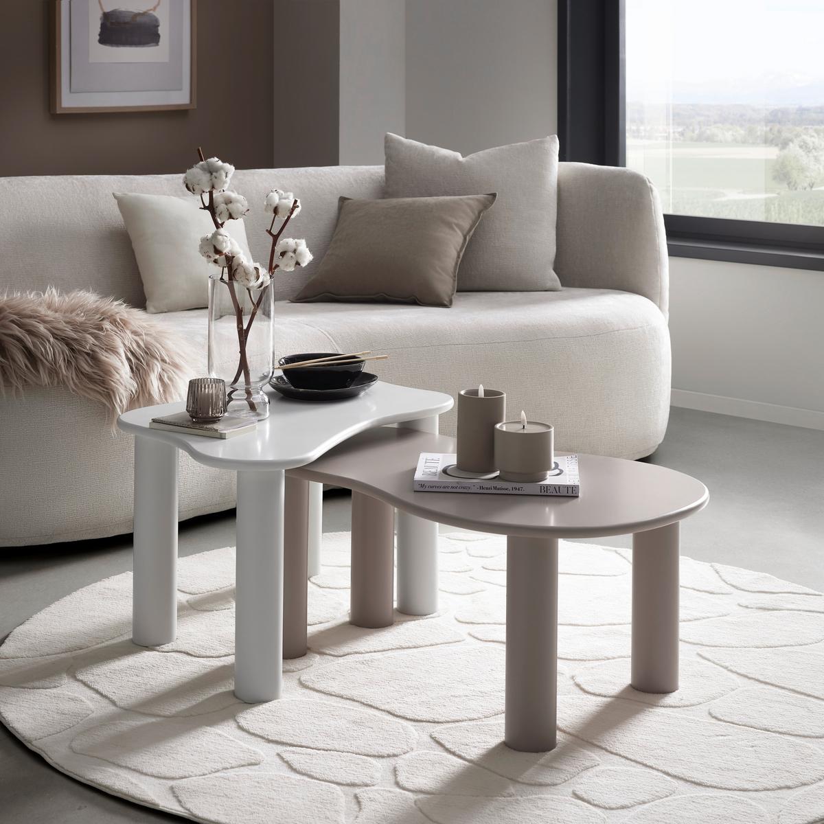 Dekorační polštáŕ Nathi, 45/45cm, šedá - šedá, Konvenční, textil (45/45cm) - Modern Living