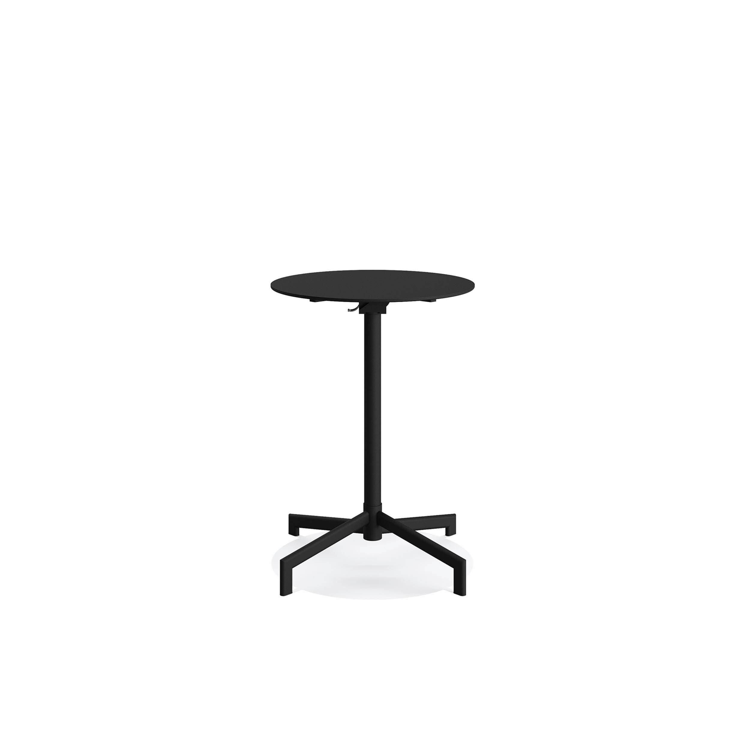 Garten-Bartisch Versa – Terrassen-/Stehtisch - Schwarz, Basics, Metall (60/74/102/60cm)