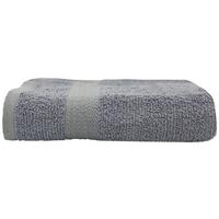 Handtuch Christina Baumwolle / Pes Silberfarben 50x100 cm - Silberfarben, KONVENTIONELL, Textil (50/100cm) - Ondega