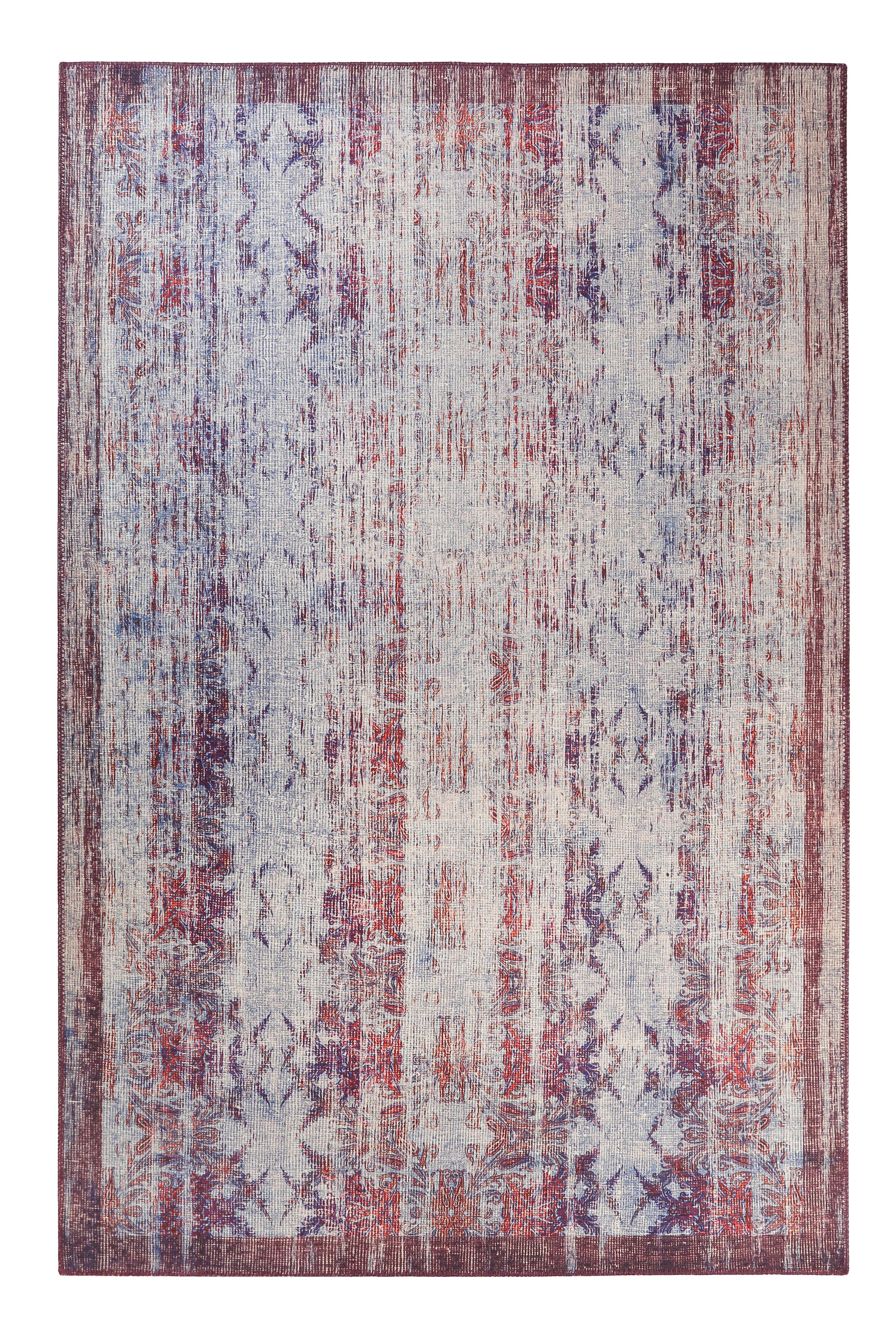 Webteppich Embrace Blau/grau/lila 120x170 Cm
