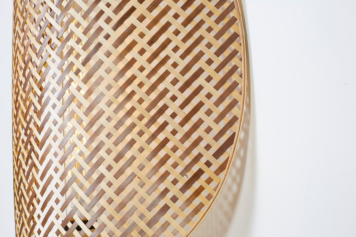 Wandleuchte Kinabalu - Naturfarben/Braun, Basics, Naturmaterialien (40/10/50cm) - Good & Mojo