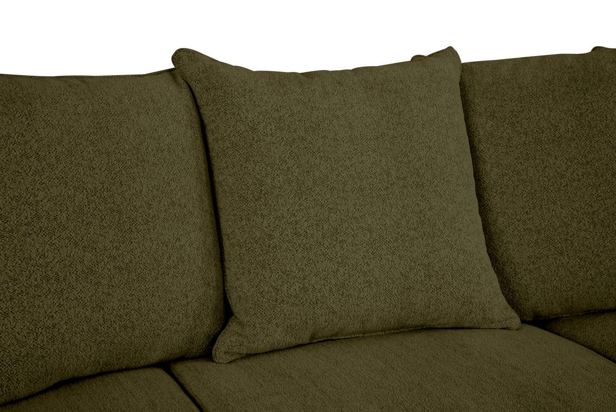Ecksofa Costo Olivgrün S: 254 cm - Olivgrün, Design, Textil (254/160cm) - MID.YOU