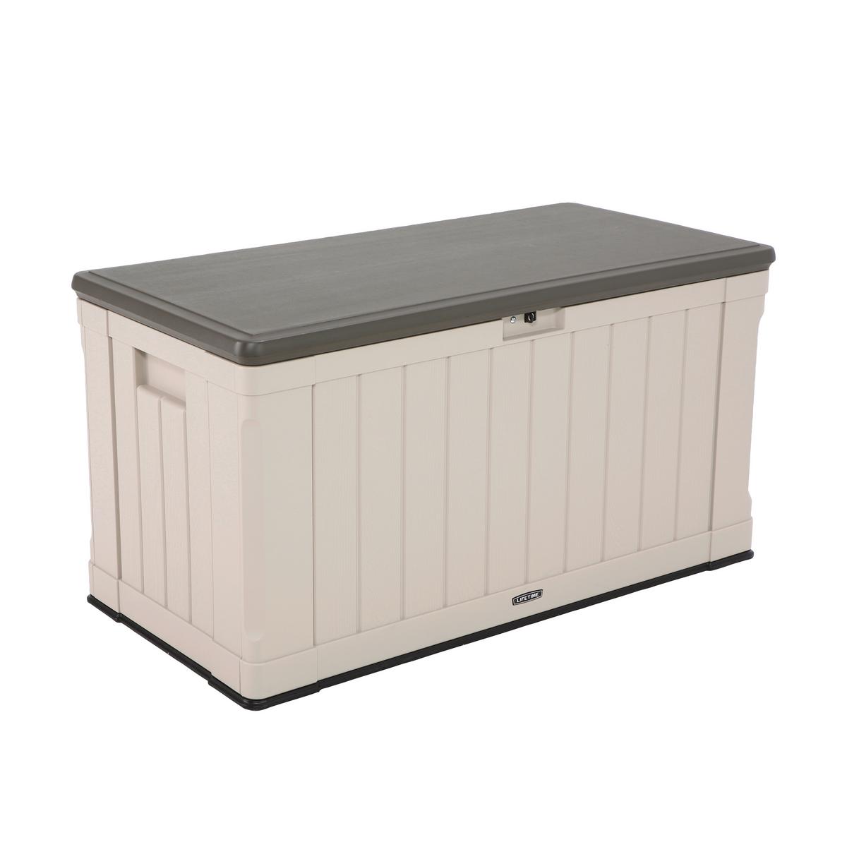 Kissenbox Wasserdicht Harmony 128x67x64 cm 440l  Grau - Grau, Basics, Kunststoff (128/67/64cm)