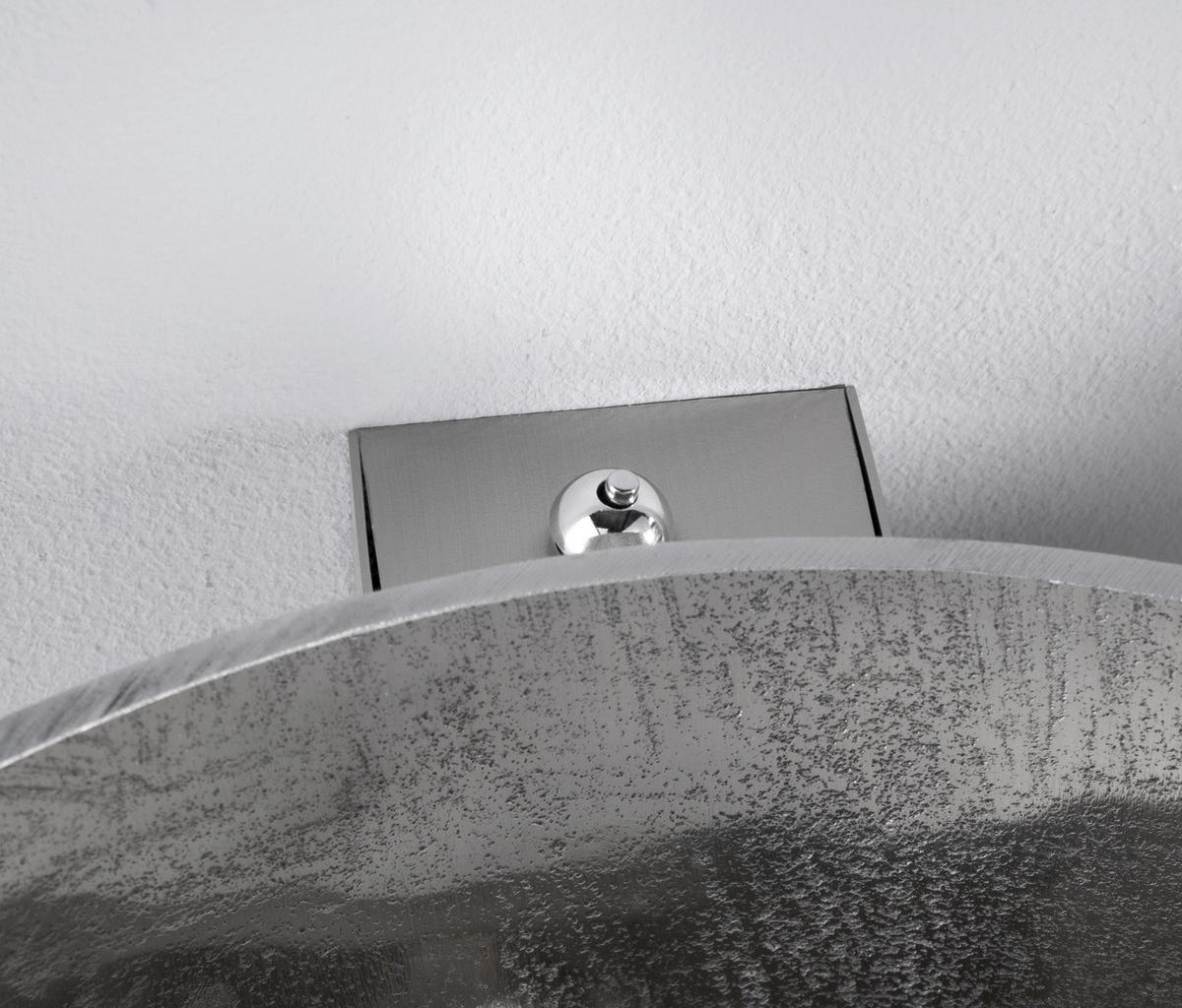 LED-Wandleuchte 30285 Bondy - Nickelfarben, Design, Metall (21/16/16,5cm) - Fischer & Honsel