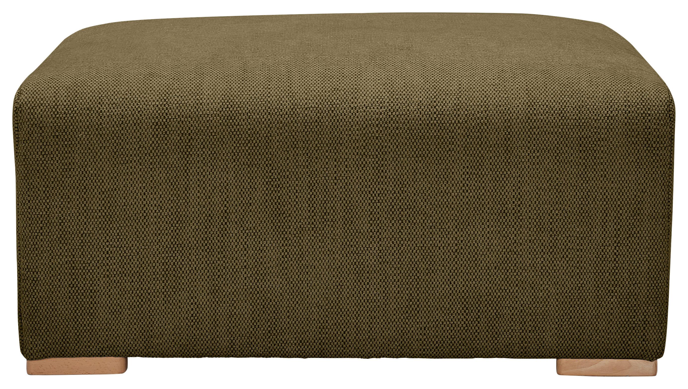 Hocker Vouge Grün Bxhxt: 101x44x92 Cm - Buchefarben/Grün, KONVENTIONELL, Textil (101/44/92cm) - Livetastic