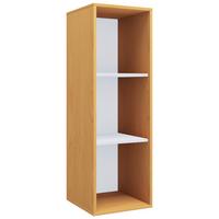 Regál na dokumenty š: 35cm, barvy buku - bílá/barvy buku, Moderní, kompozitní dřevo (35/110/37cm) - P & B