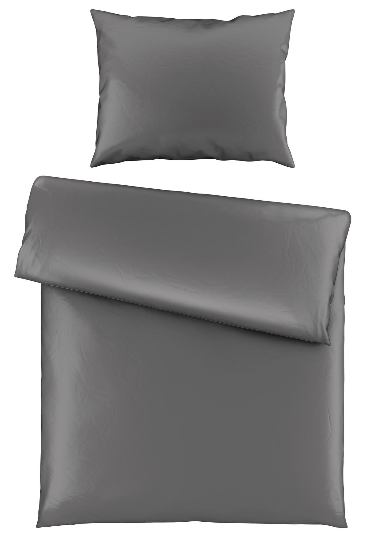Ágyneműhuzat-garnitúra Lydia - antracit, Modern, textil - Luca Bessoni