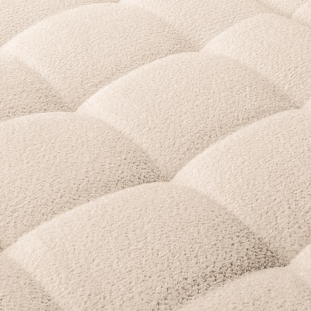 Bigsofa Naomi Creme B: 284 Cm - Creme/Schwarz, Design, Textil (284/94/148cm) - Livetastic