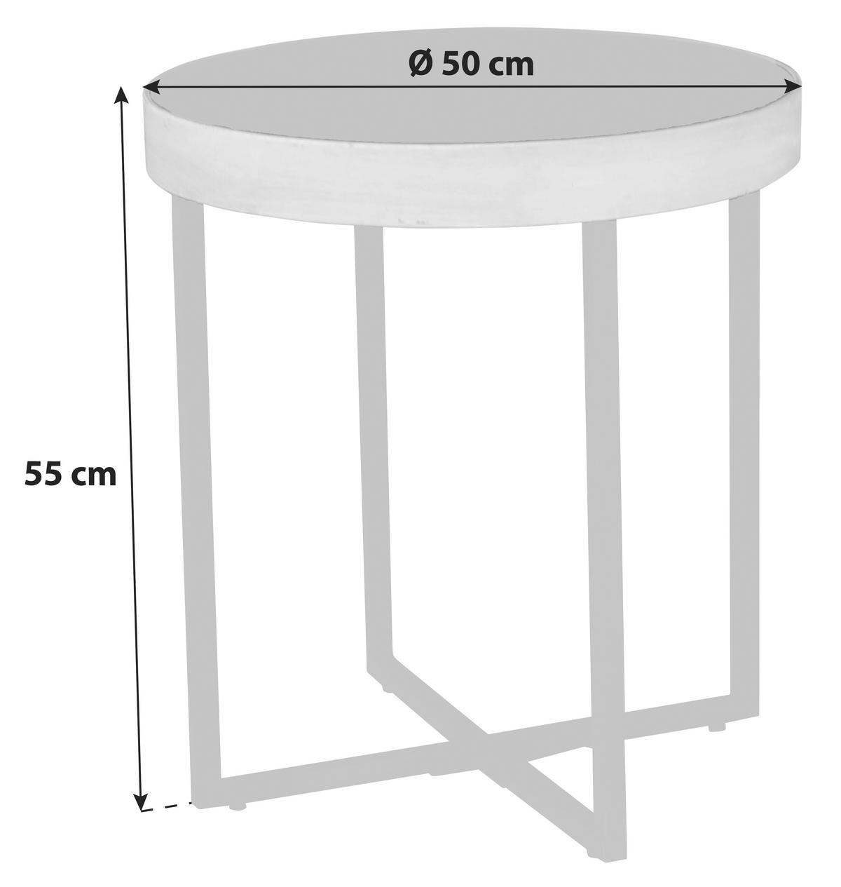 KONFERENČNÍ STOLEK TENDER 1 - černá/přírodní barvy, Moderní, kov/dřevo (50/55cm)