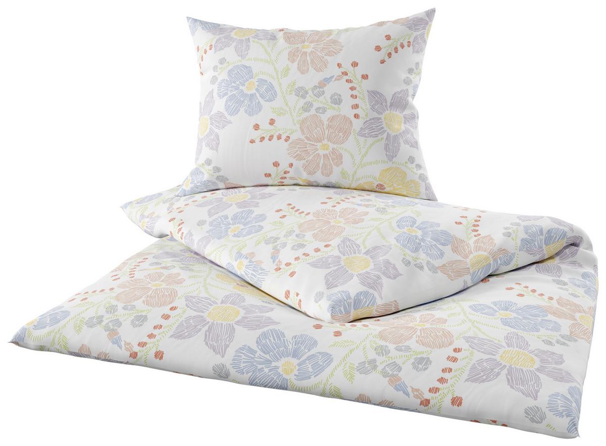 Bettwäsche Clarissa - Pastellblau/Hellrosa, MODERN, Textil - Luca Bessoni