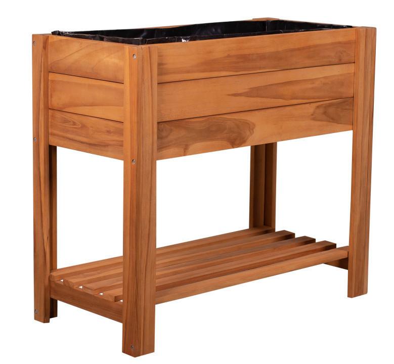 Hochbeet Woodie Hochbeet Kräuter - Basics, Holz (90/80/44cm) - Gardenson