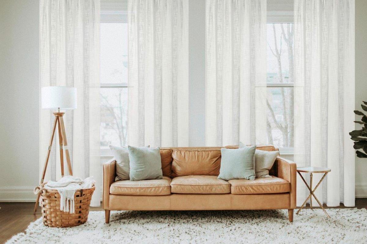 Ösenvorhang Softy - Weiß, Basics, Textil (140/160cm)