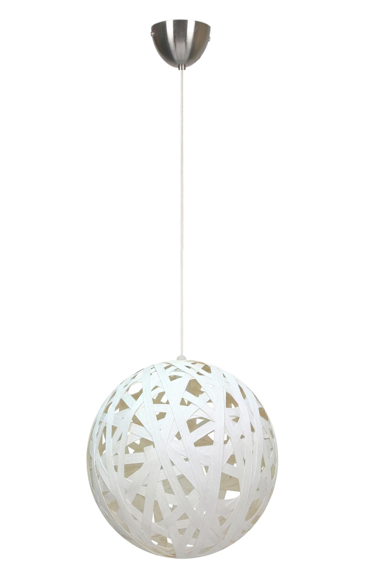 Pendelleuchte 31-51127 Frida - Weiß, KONVENTIONELL, Kunststoff (40/40/130cm)