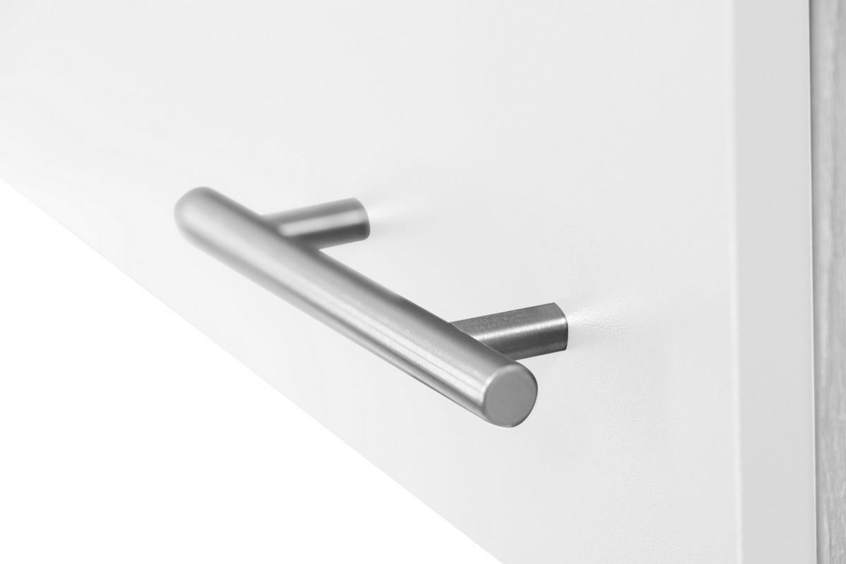 Miniküche Merle Weiß/Eiche Dekor B:100cm - Eichefarben/Weiß, Basics, Holzwerkstoff (100cm) - Respekta